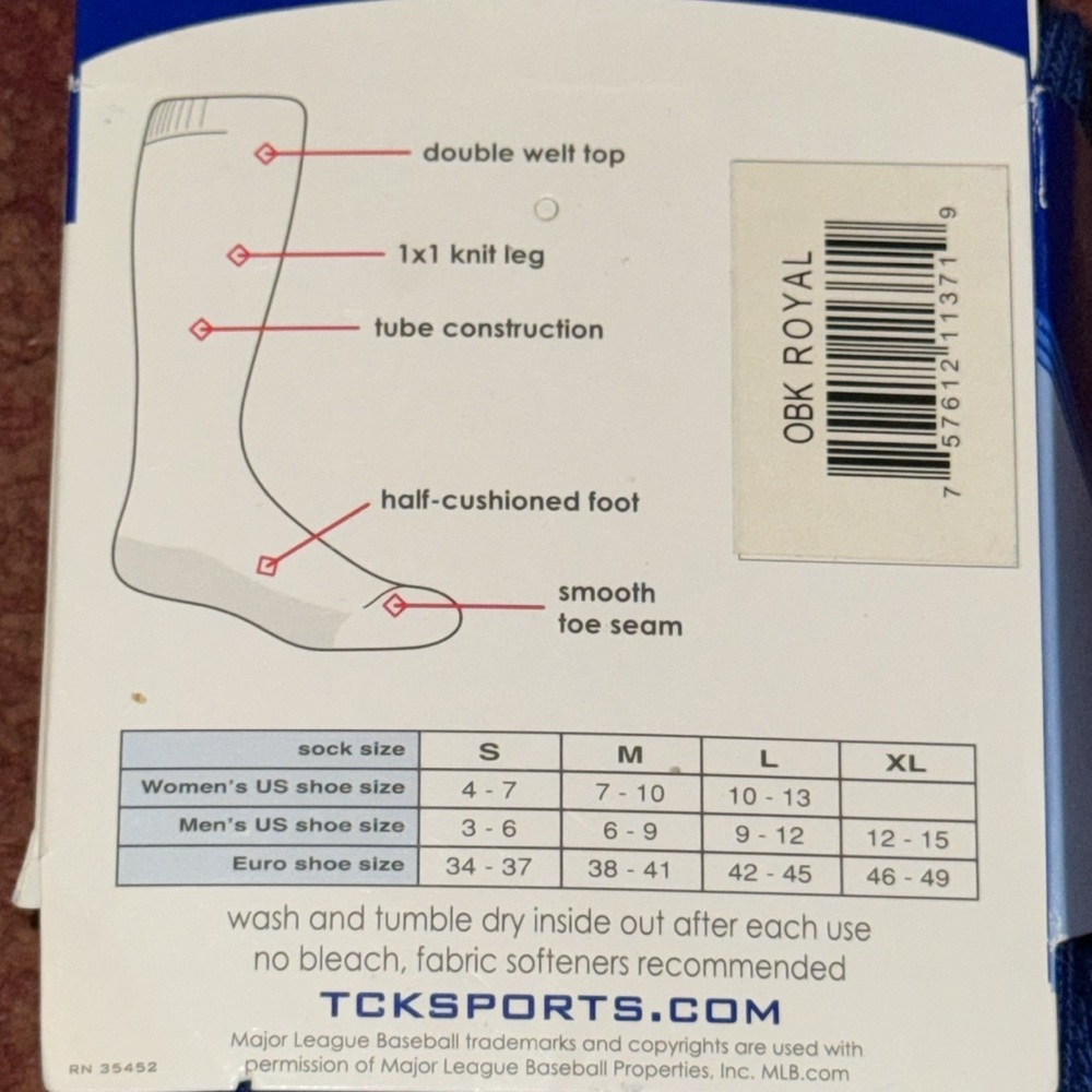 TCK‎ Baseball Socks - Picture 3 of 3